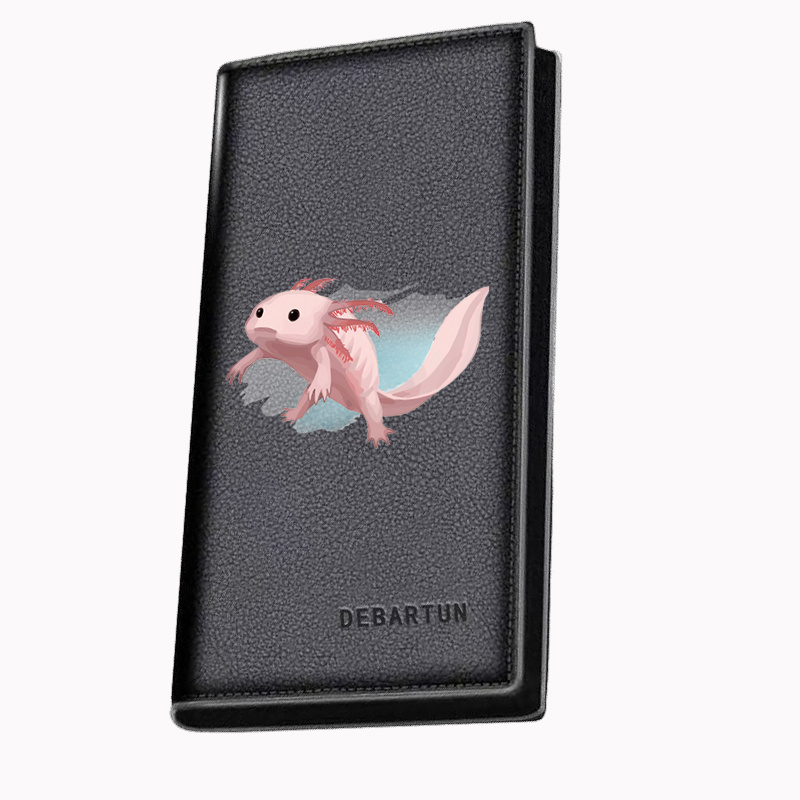Interior Design Illustrated - Dompet Panjang Pria Motif Axolotl Merah