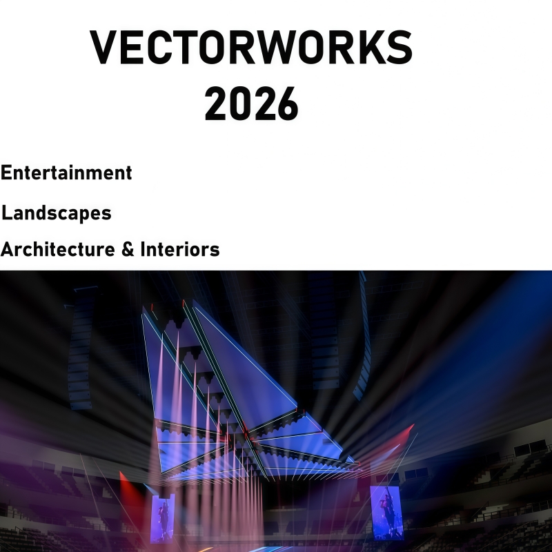 Interior Design Build - Vectorworks 2026 Versi Lengkap Alat Desain