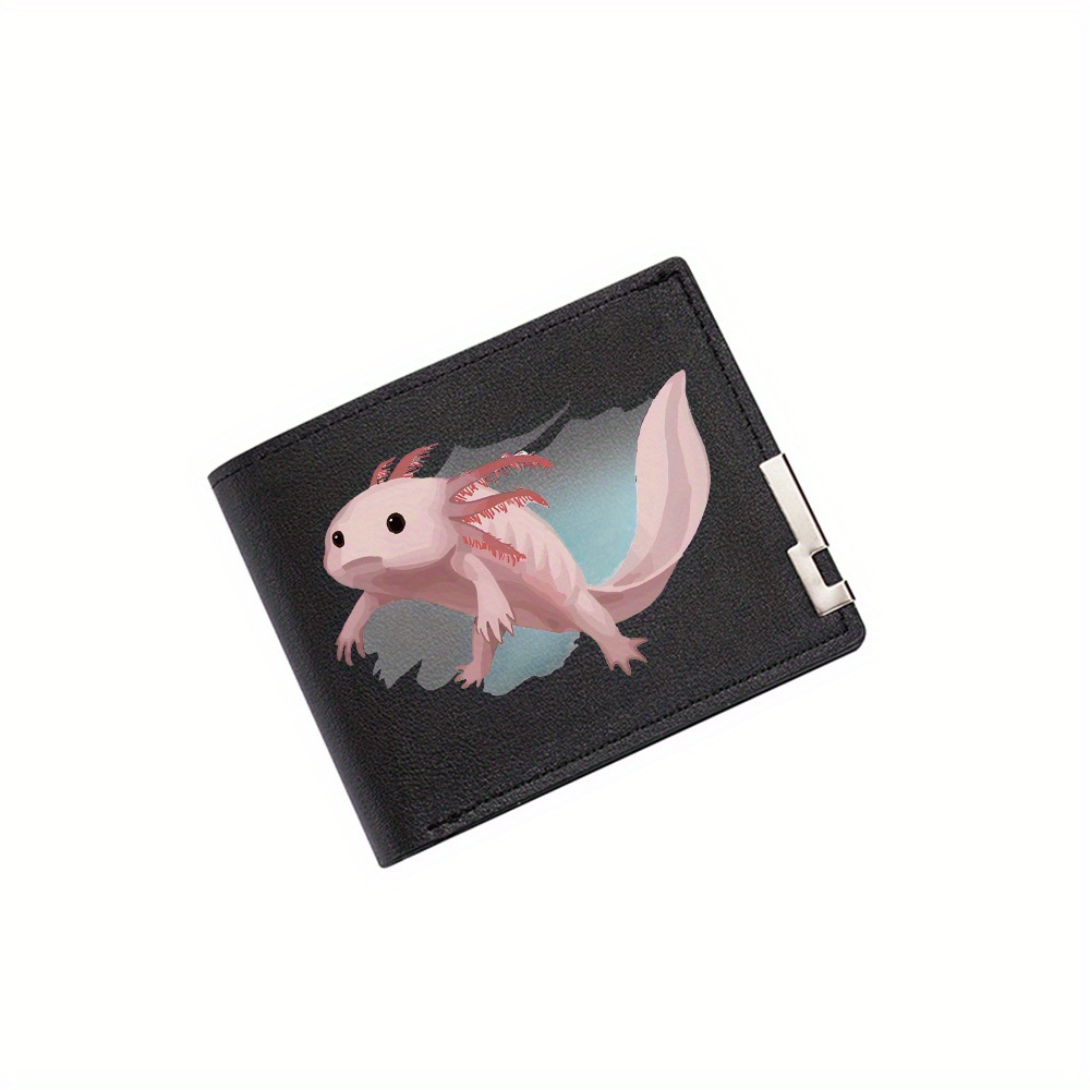 Interior Design Illustrated - Ilustrasi amfibi axolotl berwarna merah muda,