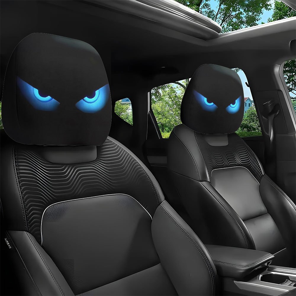 Interior Design Co - 2 buah penutup sandaran kepala mobil