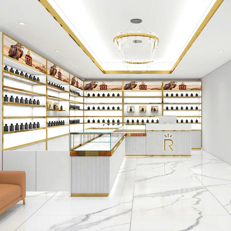 Interior Design Usa - Desain Interior Butik Parfum Modern dengan
