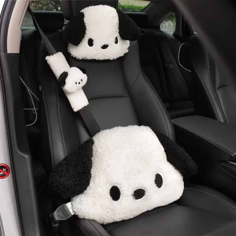 Interior Design Co - Bantal Penyangga Punggung Mobil Bentuk Kartun,
