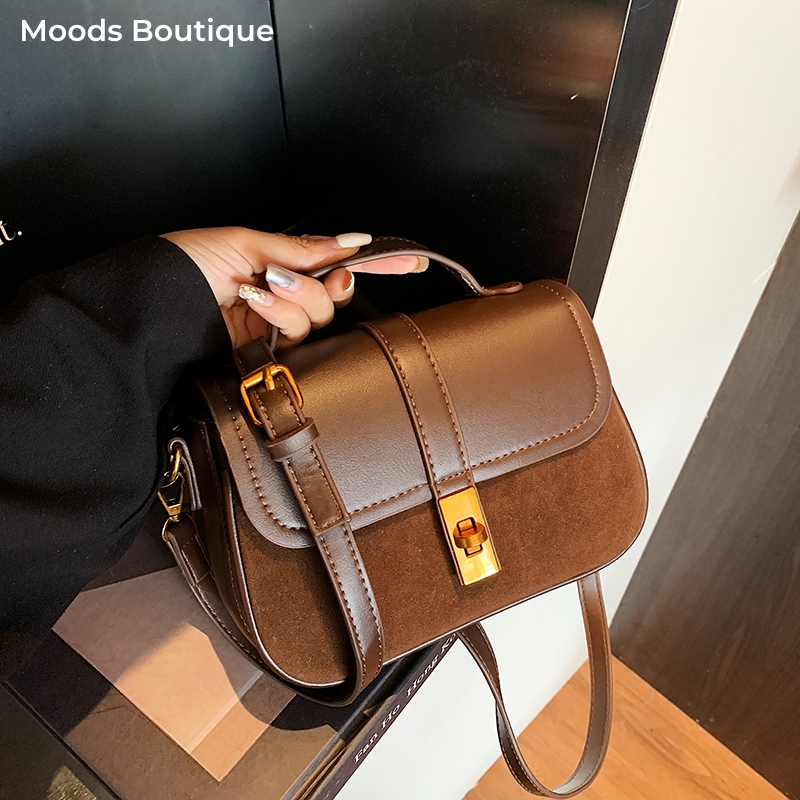 Interior Design Elegant - Tas Selempang Mini Persegi Bermerek Untuk