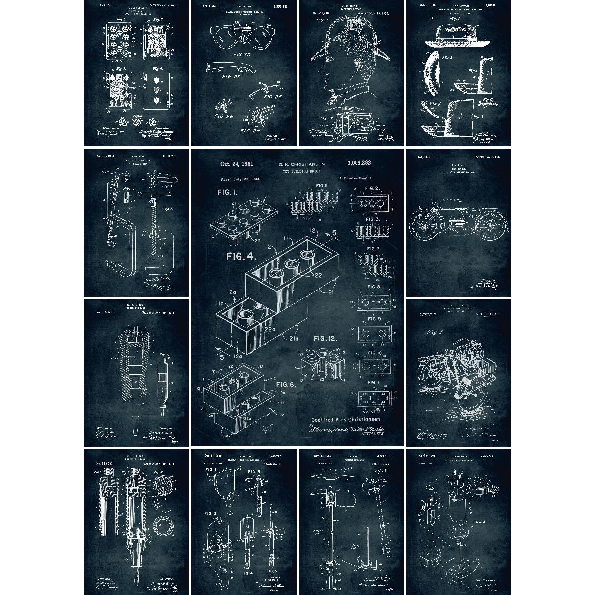 Interior Design Build - Dekorasi mainan antik, gambar Poster Retro