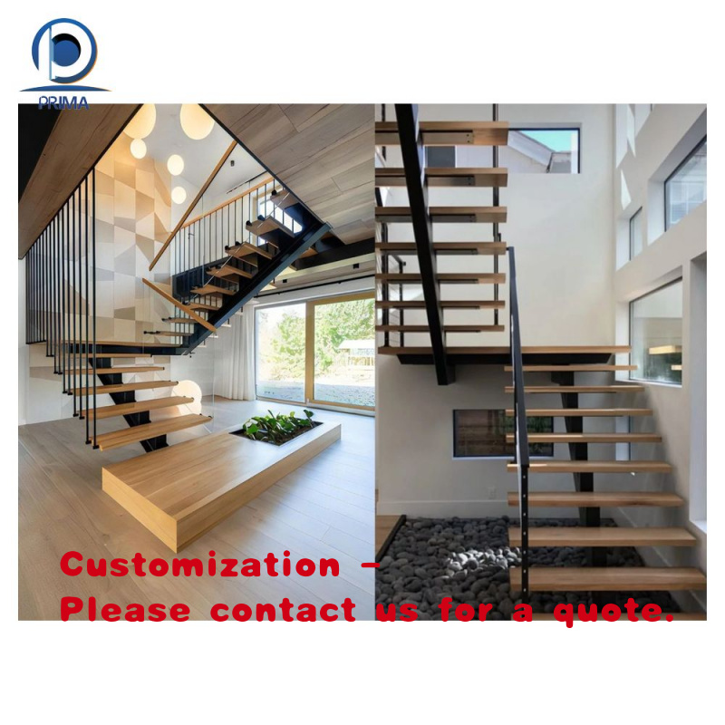 Interior Design Usa - Tangga Interior Modern Desain Lurus Mengambang