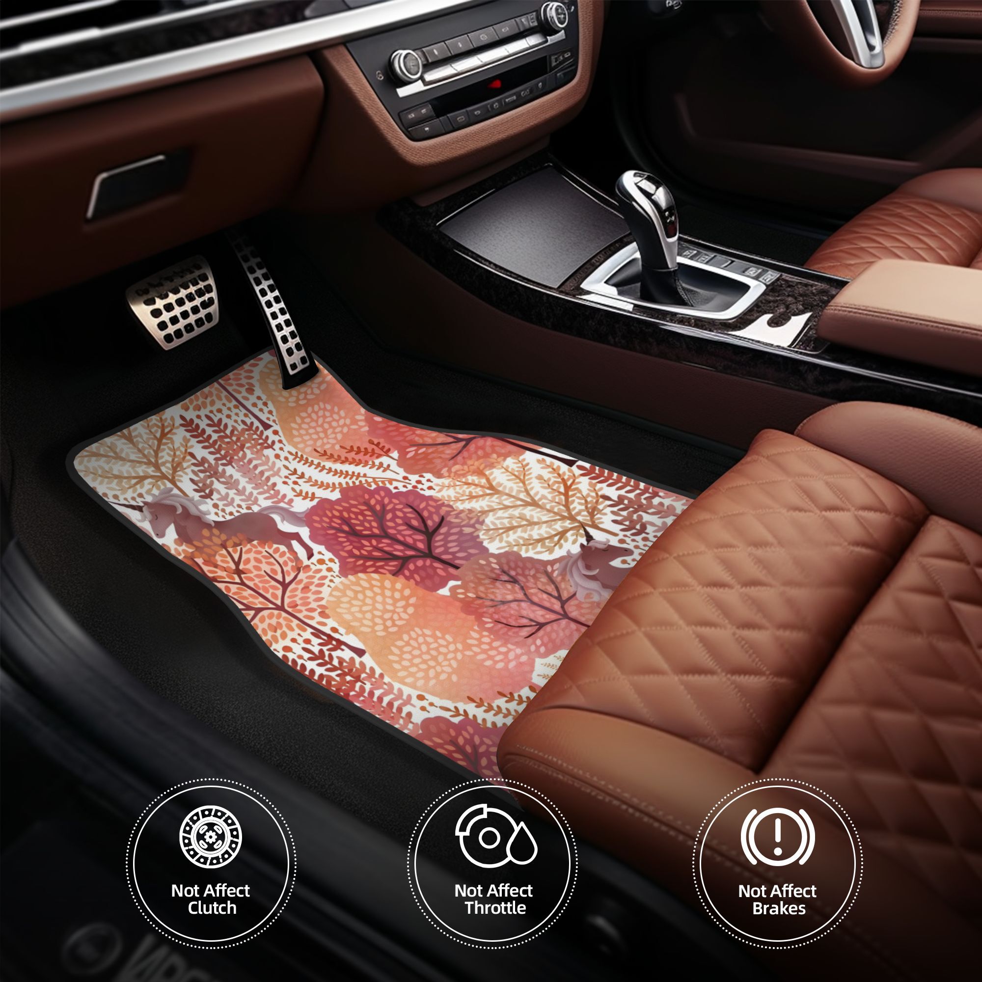 Interior Design Illustrated - 4 Buah Karpet Lantai Mobil Warna