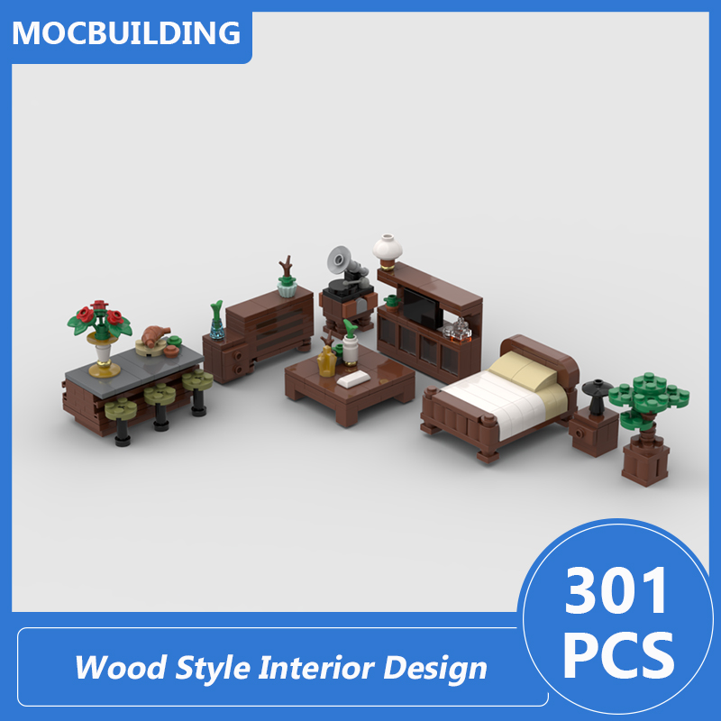 Interior Design Build - Model Desain Interior Gaya Kayu Blok