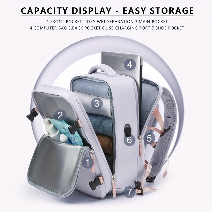 Tas ransel perjalanan berkapas - Interior Design Usa ulasan dan harga