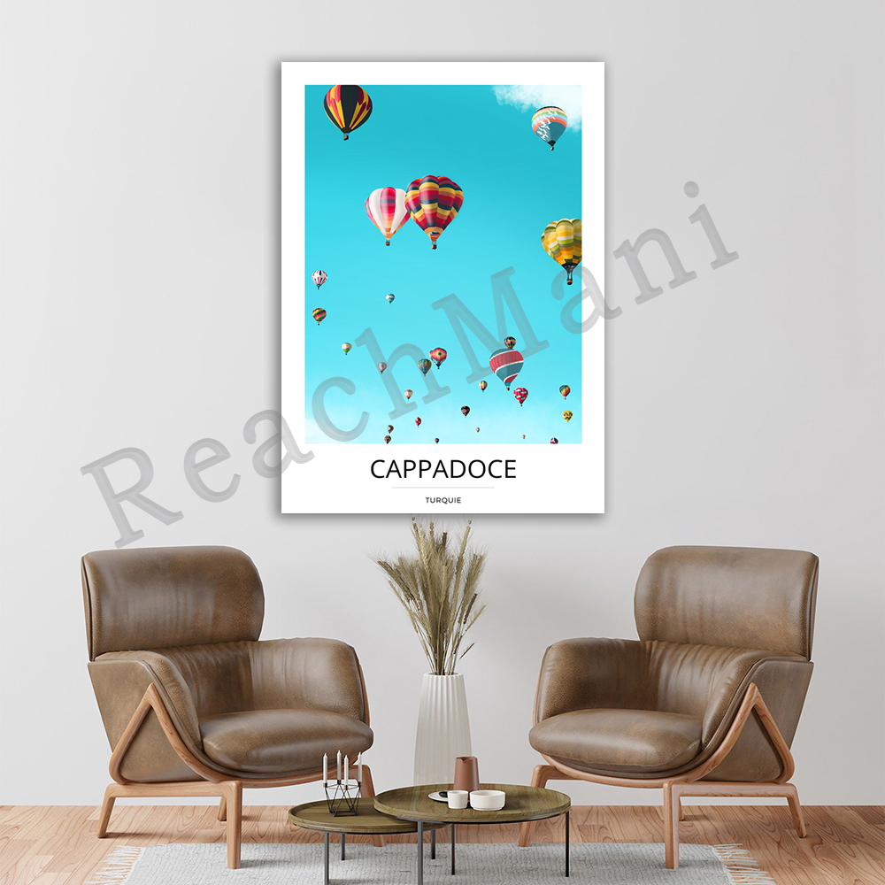 Cappadocia, pencetakan poster, - Interior Design Illustrated ulasan dan harga