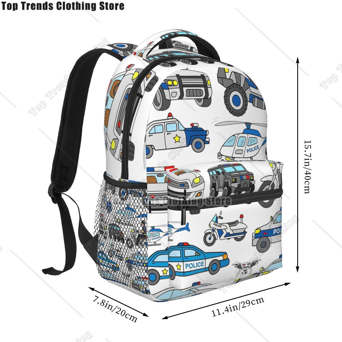Ransel Desain Mobil Polisi Tas - Interior Design Co ulasan dan harga