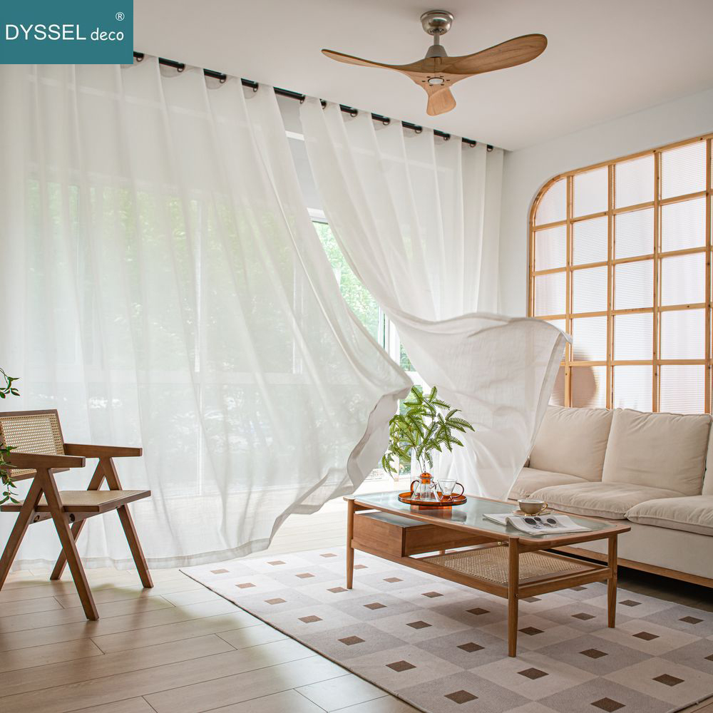 Gorden Jendela Gaya Eropa Mode - Linen Curtain Eyelet ulasan dan harga