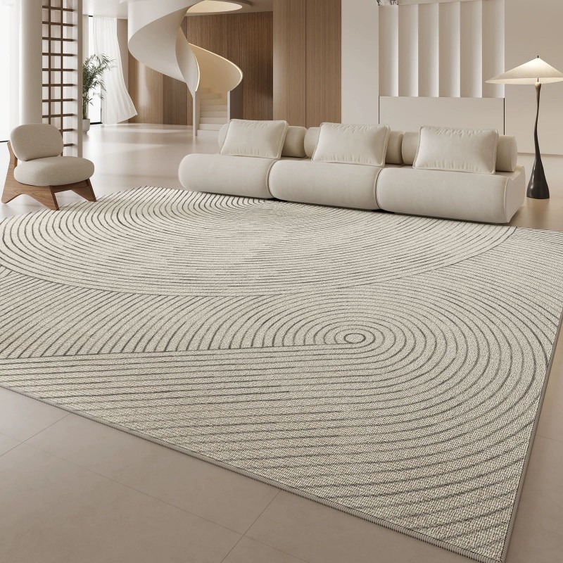 Karpet Geometris Setengah Ling - Printed Rug Abstract ulasan dan harga