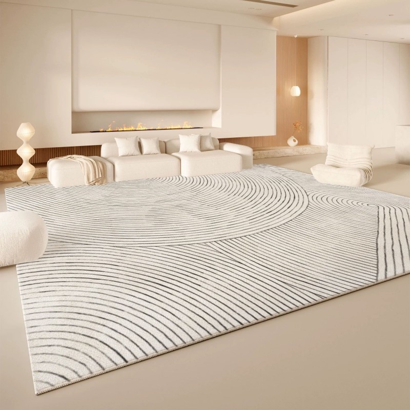 Karpet Geometris Setengah Ling - Printed Rug Abstract ulasan dan harga