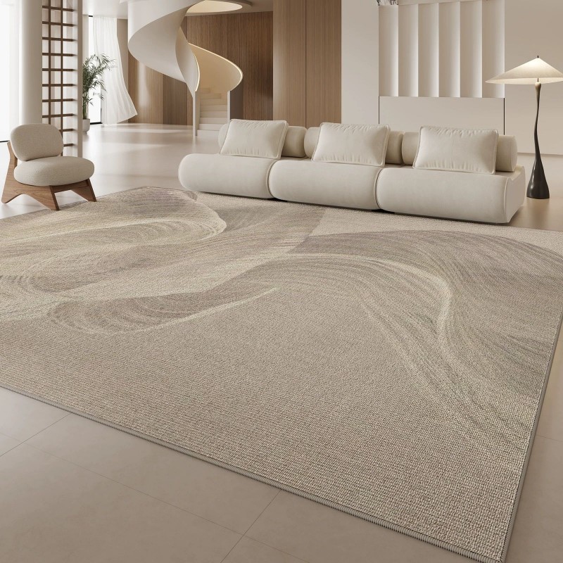 Karpet Geometris Setengah Ling - Printed Rug Abstract ulasan dan harga