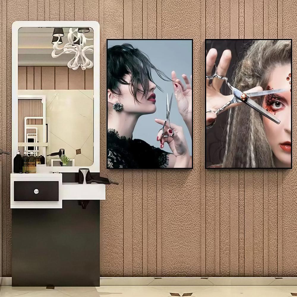 Poster Seni Dinding HD Salon R - Interior Design Illustrated ulasan dan harga