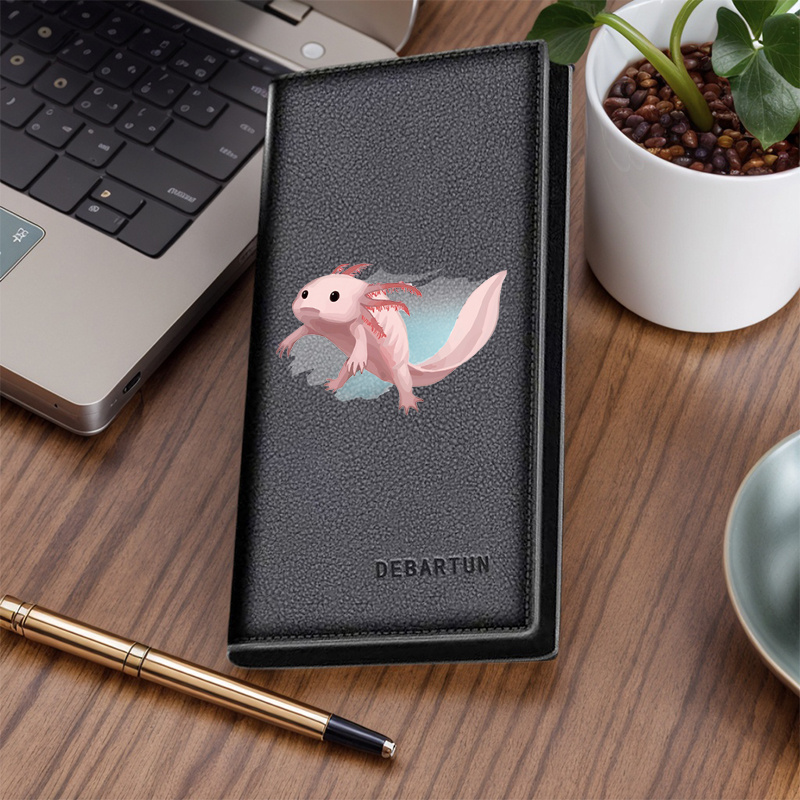 Dompet Panjang Pria Motif Axol - Interior Design Illustrated ulasan dan harga