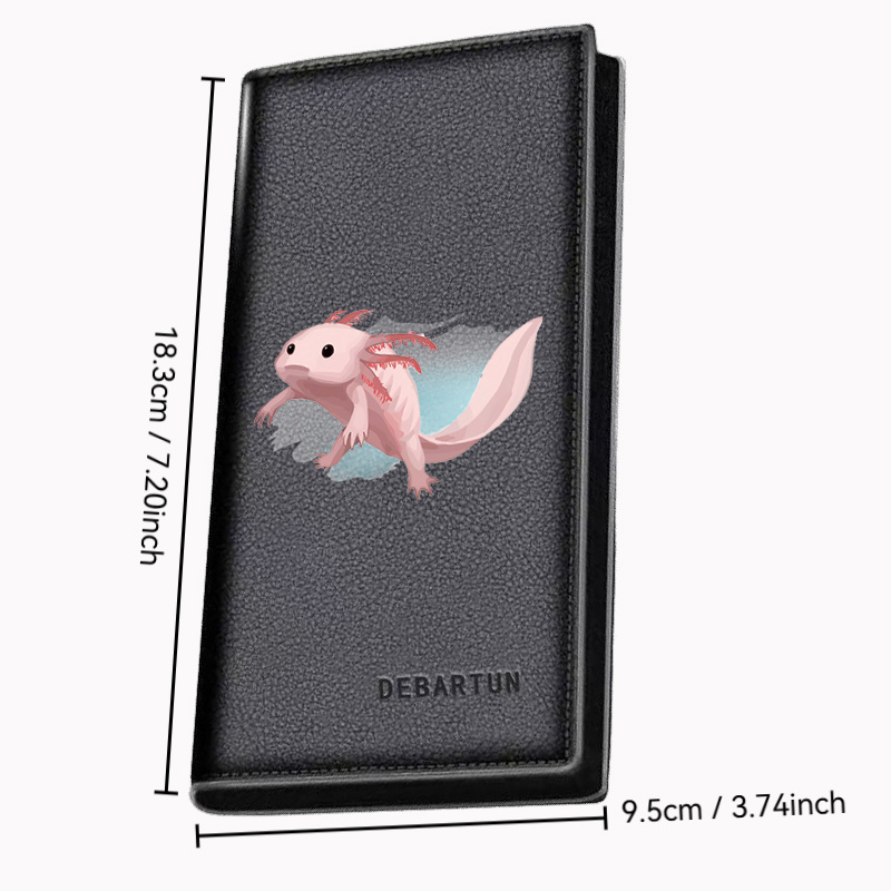 Dompet Panjang Pria Motif Axol - Interior Design Illustrated ulasan dan harga