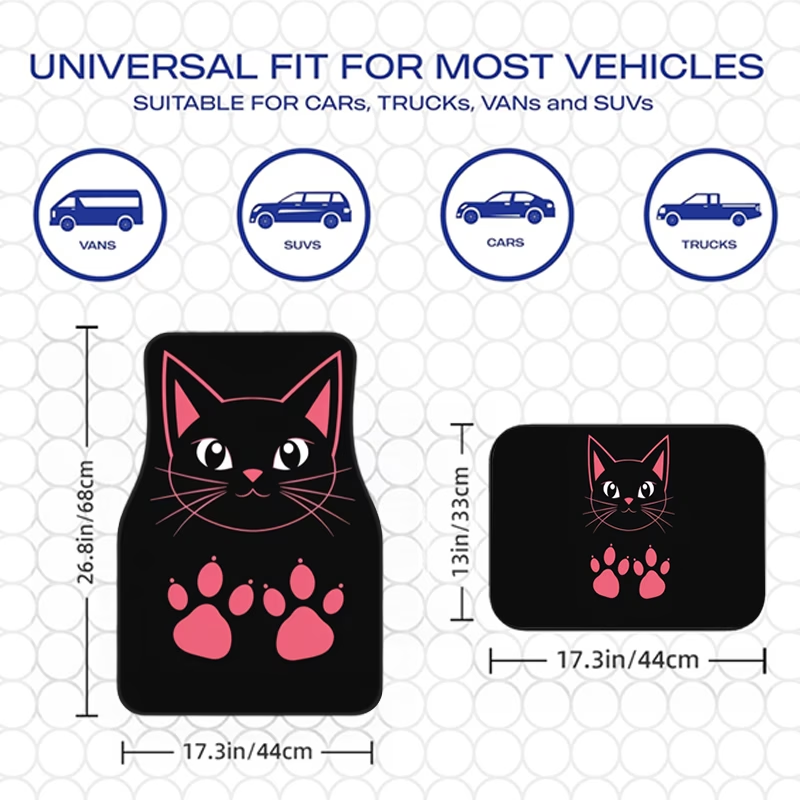 4Pcs Karpet Lantai Mobil Motif - Interior Design Type ulasan dan harga