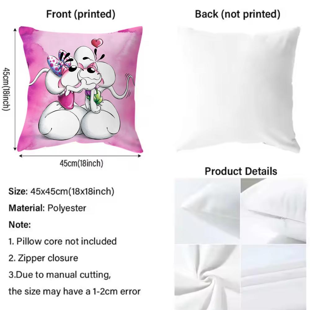 Sarung Bantal Kartun D-Diddl P - Interior Design Co ulasan dan harga
