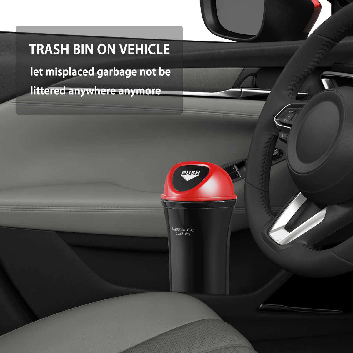 Tempat Sampah Mobil Portabel A - Interior Design Office Space ulasan dan harga