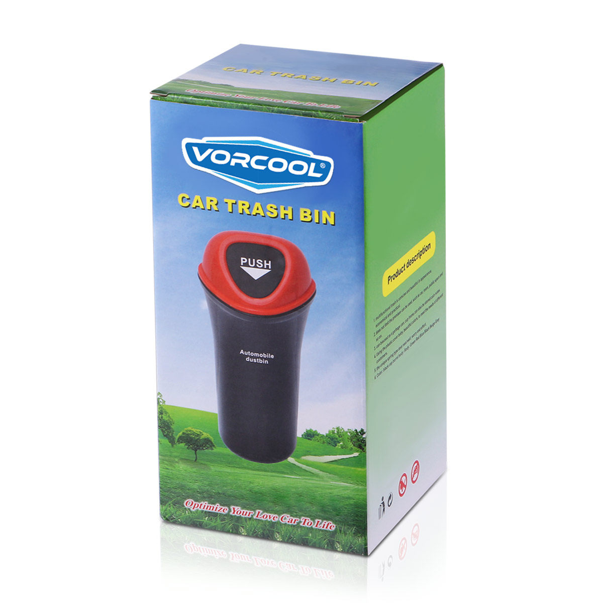 Tempat Sampah Mobil Portabel A - Interior Design Office Space ulasan dan harga