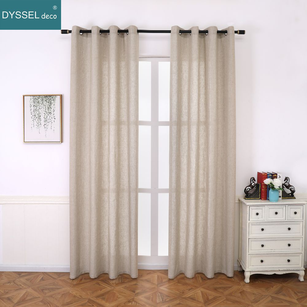 Tirai Jendela Gaya Amerika Lin - Linen Curtain Eyelet ulasan dan harga