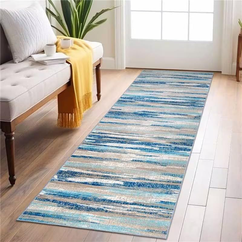 Karpet VIKAMA Motif Garis Abst - Printed Rug Abstract ulasan dan harga