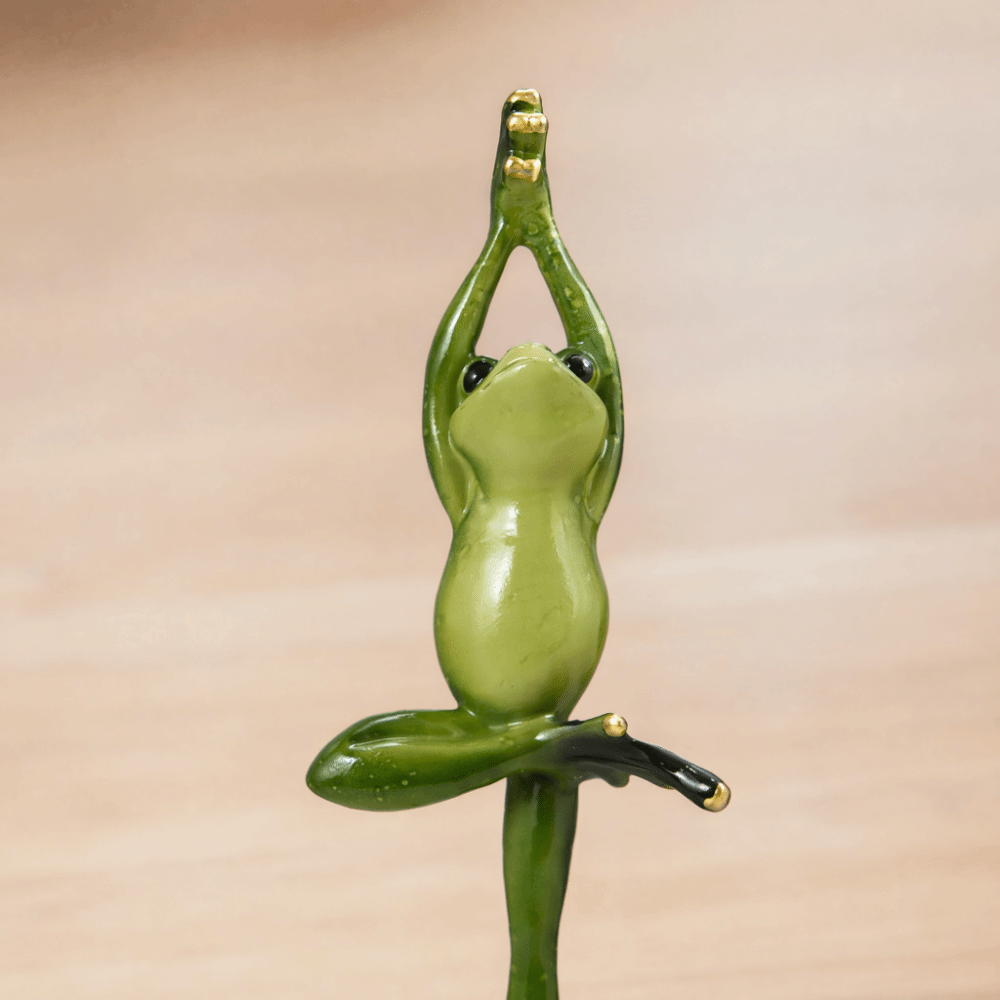 Figur Resin Amfibi Pose Yoga,  - Interior Design Co ulasan dan harga