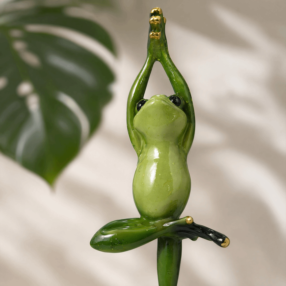 Figur Resin Amfibi Pose Yoga,  - Interior Design Co ulasan dan harga