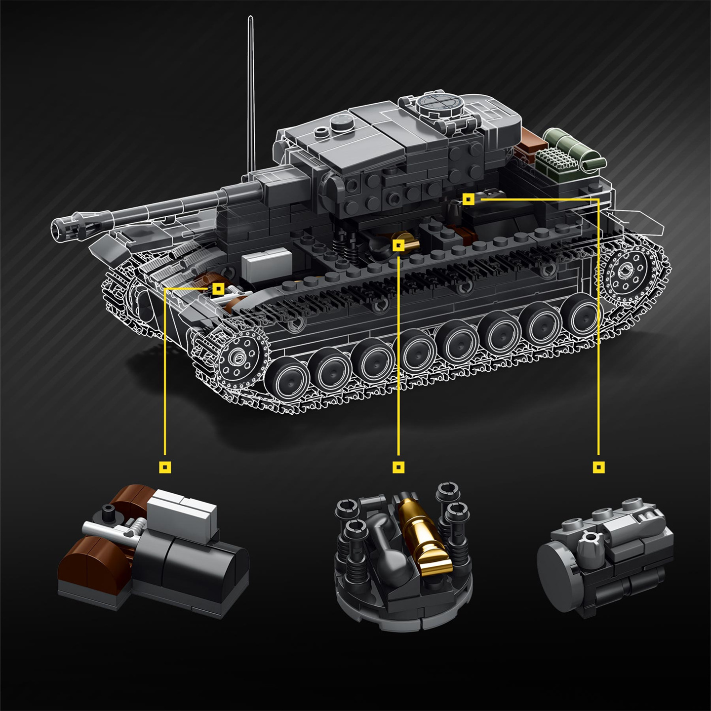 Tank Skala 1:35 No. 4 Tipe G d - Interior Design Build ulasan dan harga