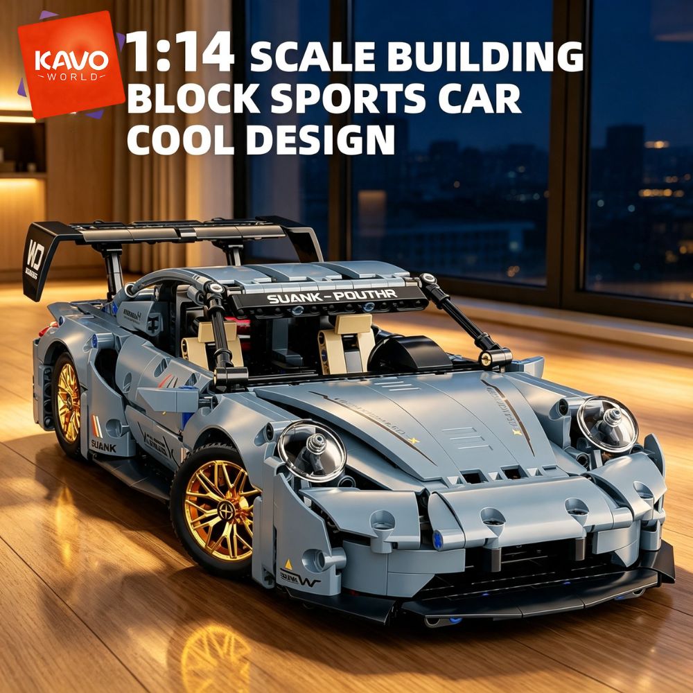 KAVOWORLD 973pcs Mainan Keren  - Interior Design Build ulasan dan harga