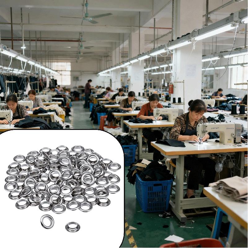 86 buah lubang kait baja tahan - Linen Curtain Eyelet ulasan dan harga