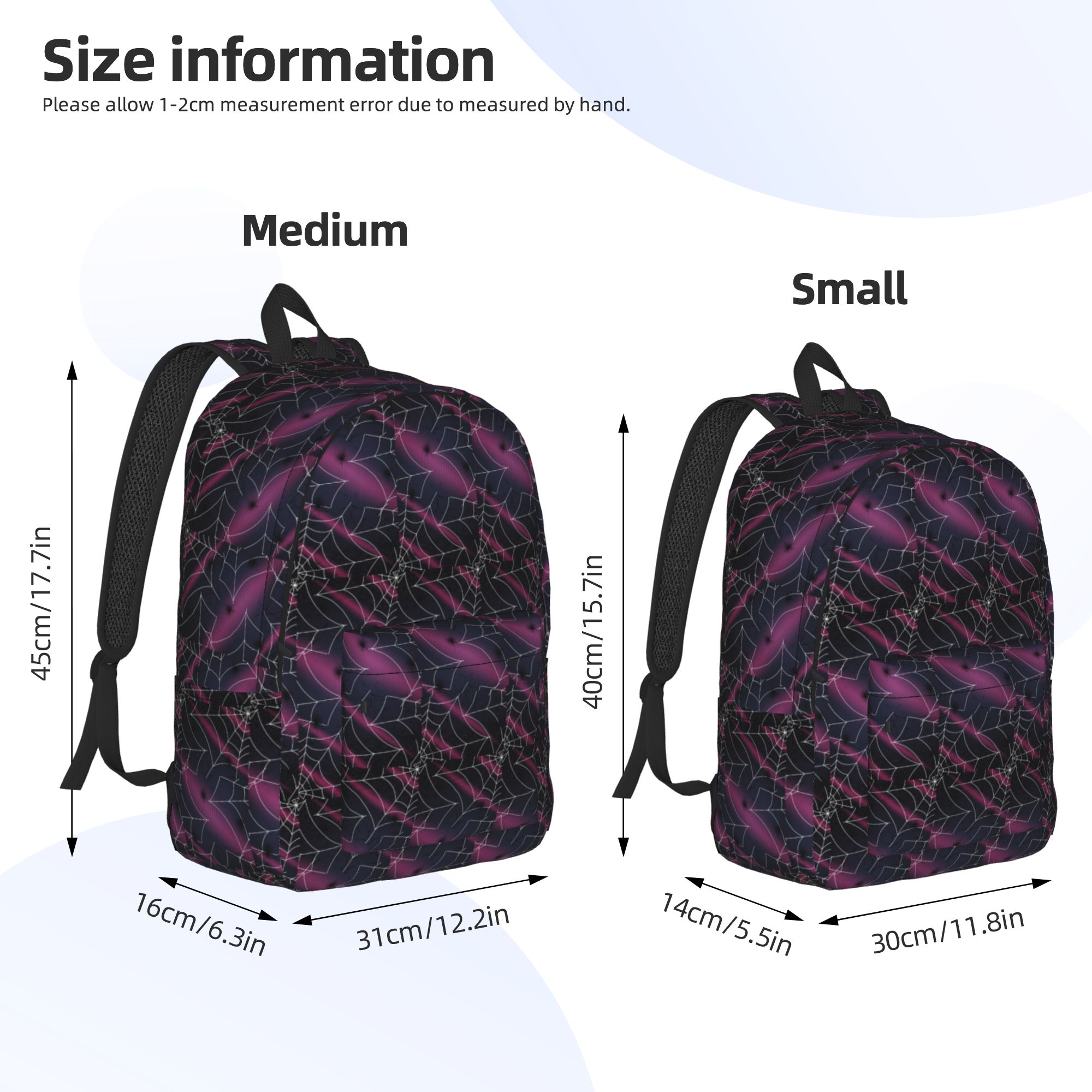 Ransel Pola Jaring Laba-laba H - Interior Design Web ulasan dan harga