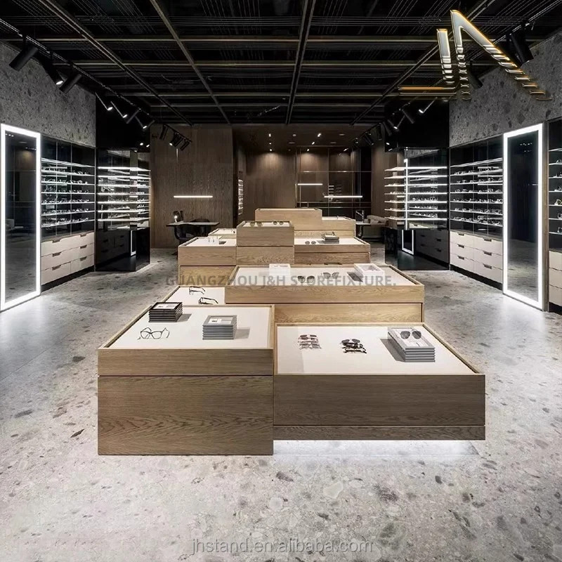 Meja Pajangan Kacamata Toko Op - Interior Design Usa ulasan dan harga