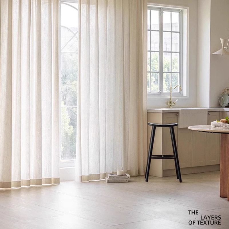 Tirai Semi-Blackout Linen Jacq - Linen Curtain Eyelet ulasan dan harga